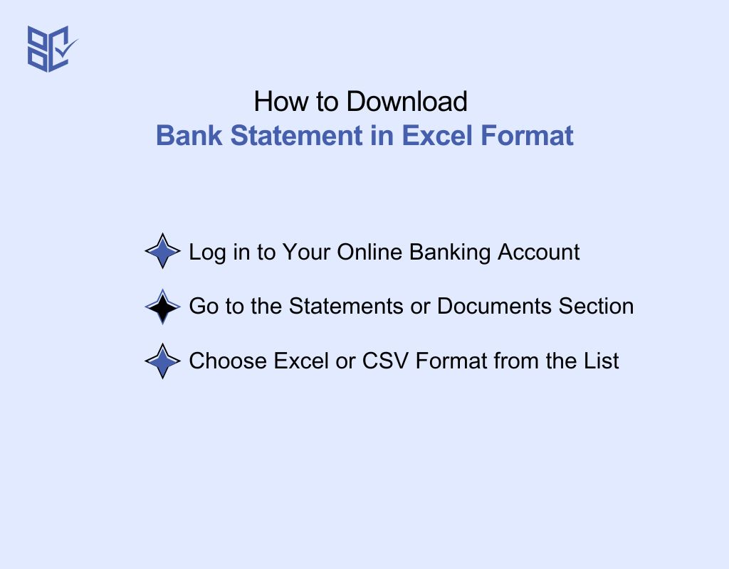 How to Download Bank Statement in Excel Format